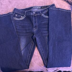 Women's Dark Blue Boot Cut Jeans